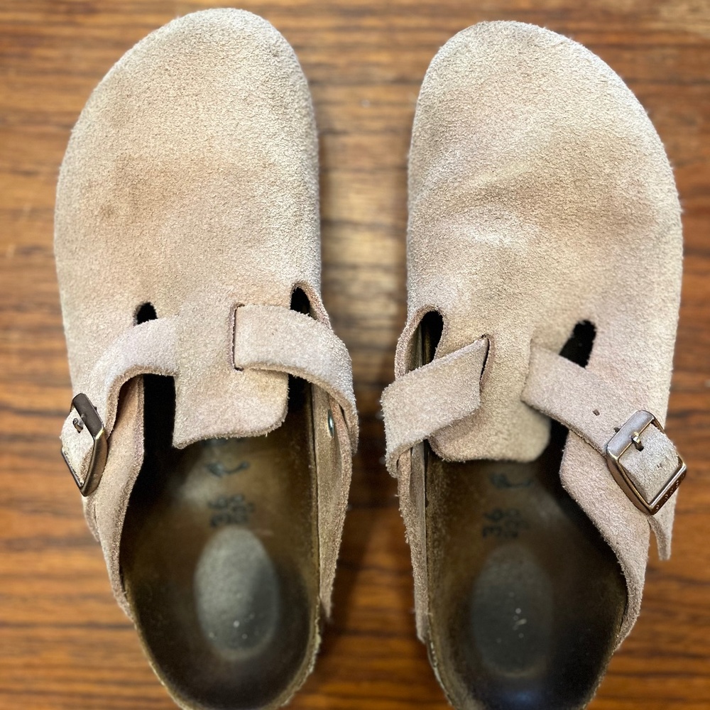 Rose gold Birkenstock size 36